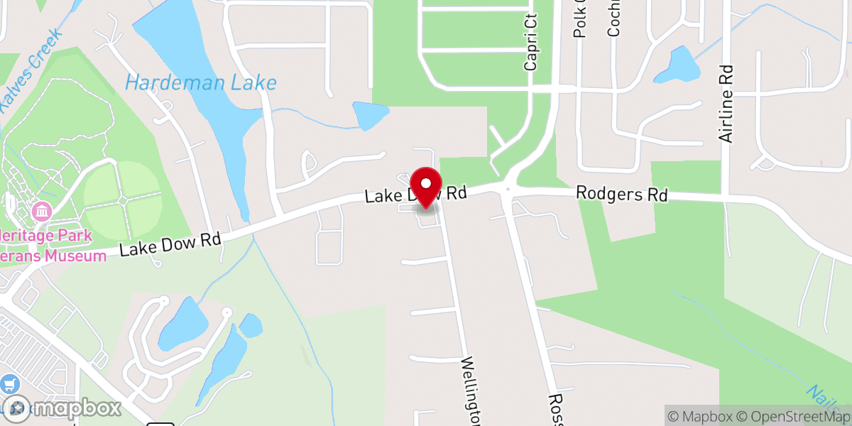 Map showing location of Dwelling Place