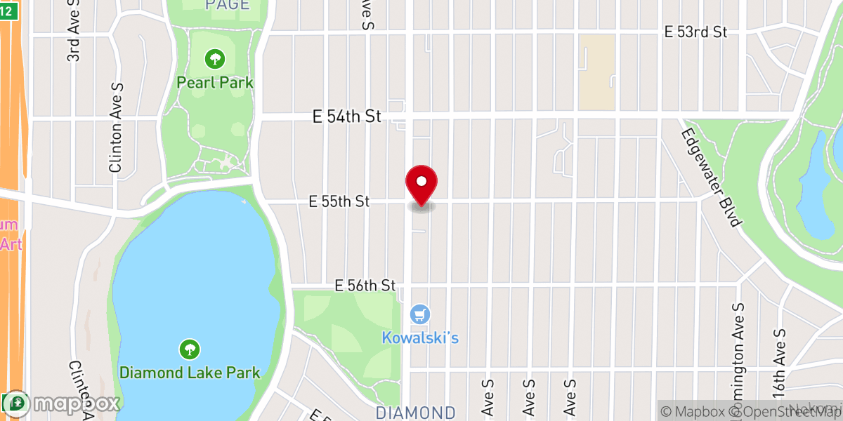 Map showing location of Urban Refuge Church