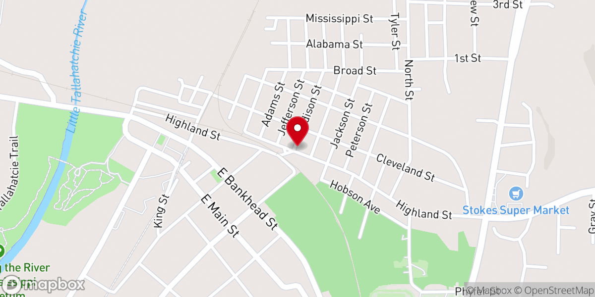 Map showing location of The Little House Catering & Celebrations