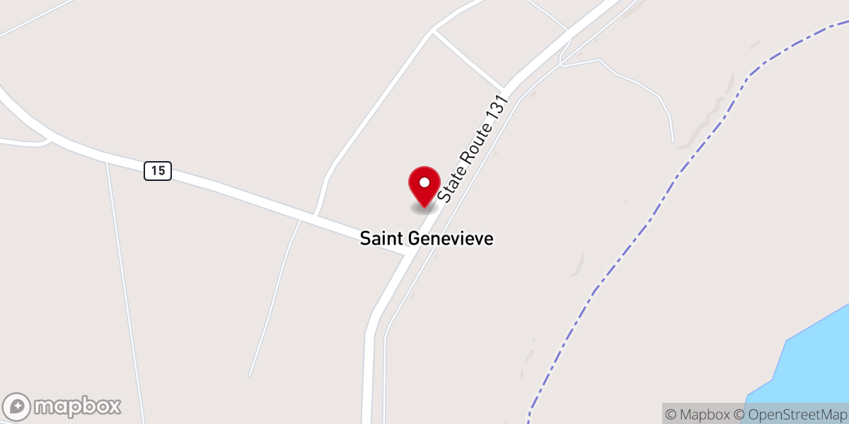 Map showing location of Union Baptist Church
