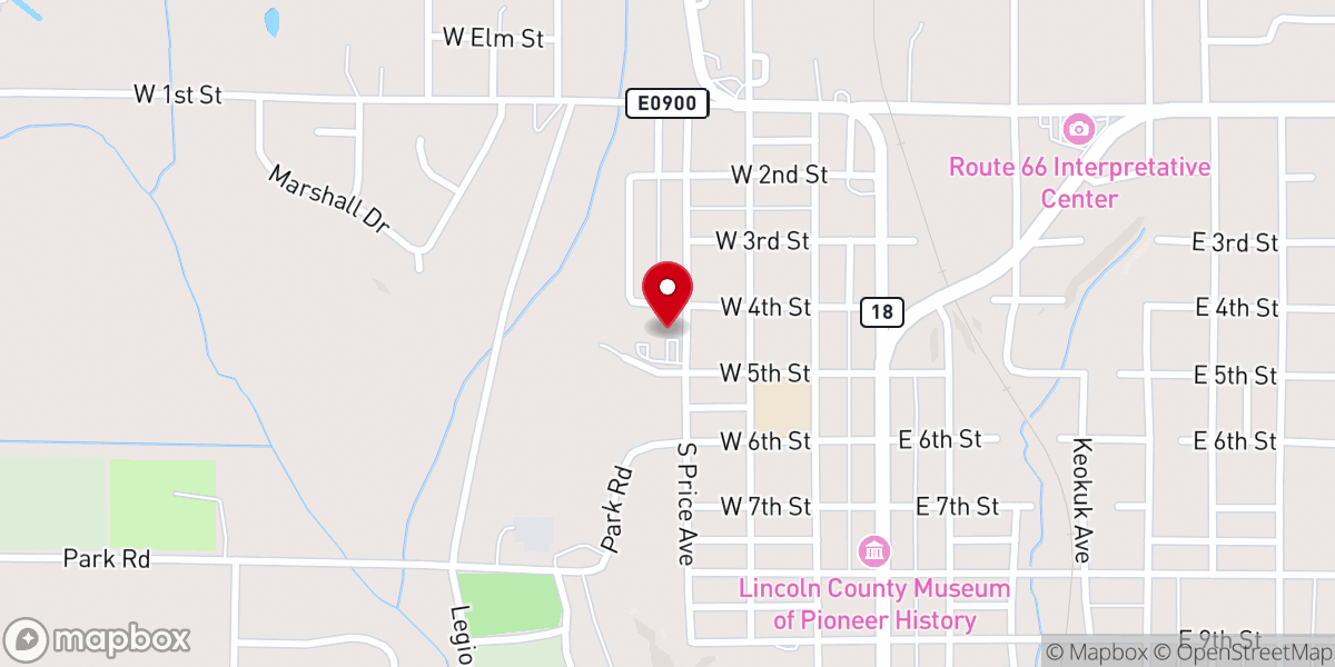 Map showing location of Our Lady of Sorrows Catholic