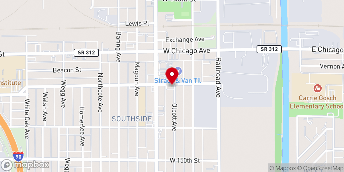 Map showing location of Freedom Church