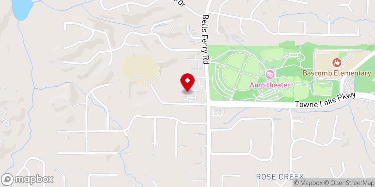 Map showing location of New Victoria Baptist Church