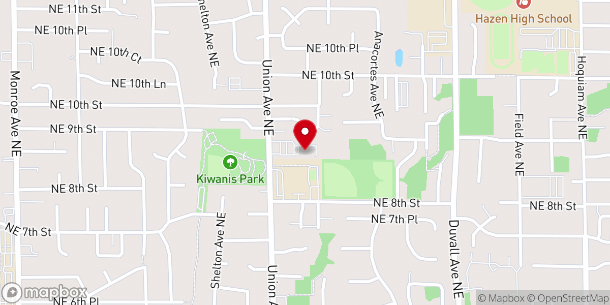 Map showing location of Next Door Church