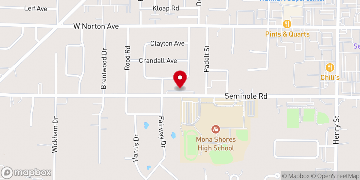 Map showing location of St. Gregory's Episcopal Church