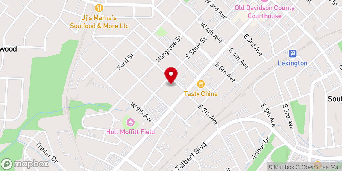 Map showing location of Mile 2 Church