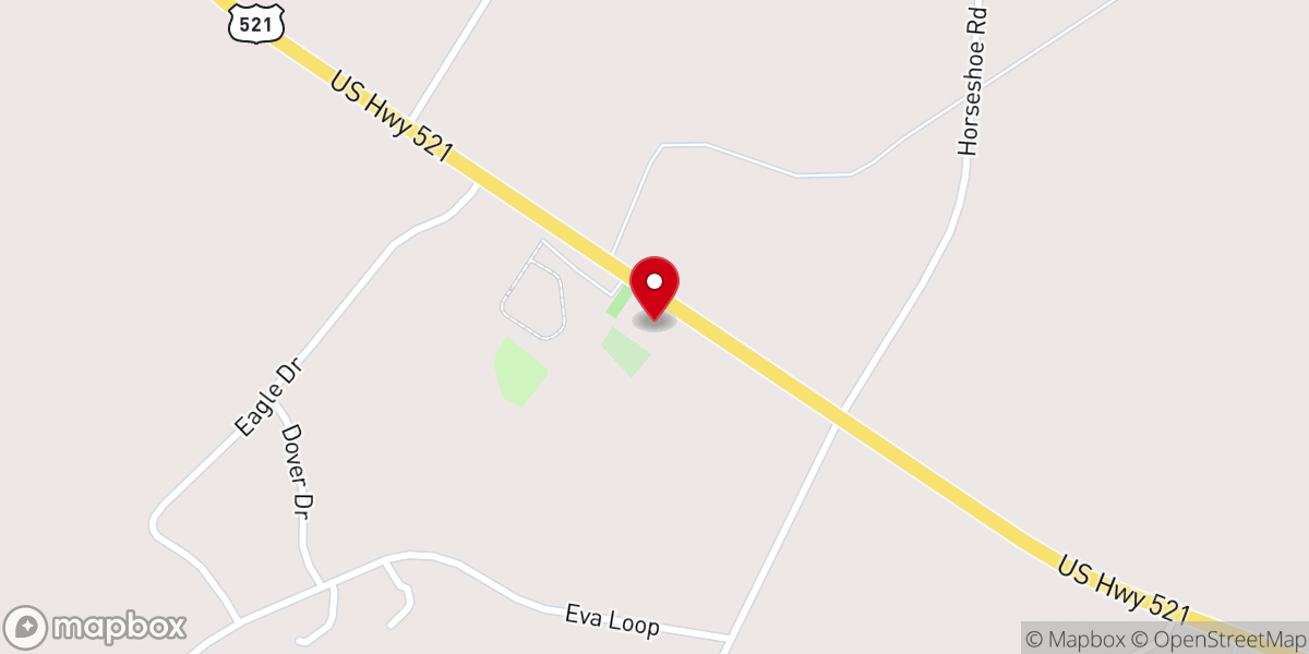 Map showing location of St Mary's Ame Church