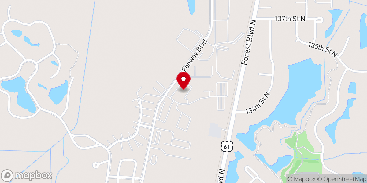 Map showing location of Eagle Brook Church Operations Center