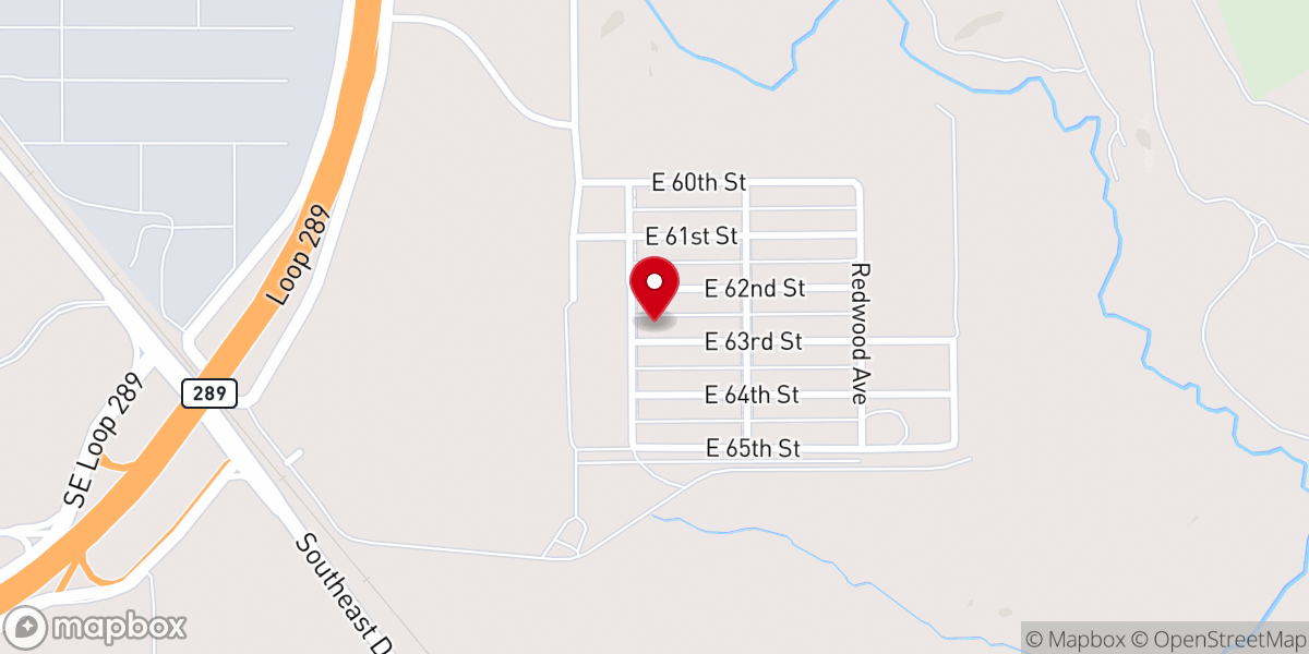 Map showing location of First Progressive Baptist Church
