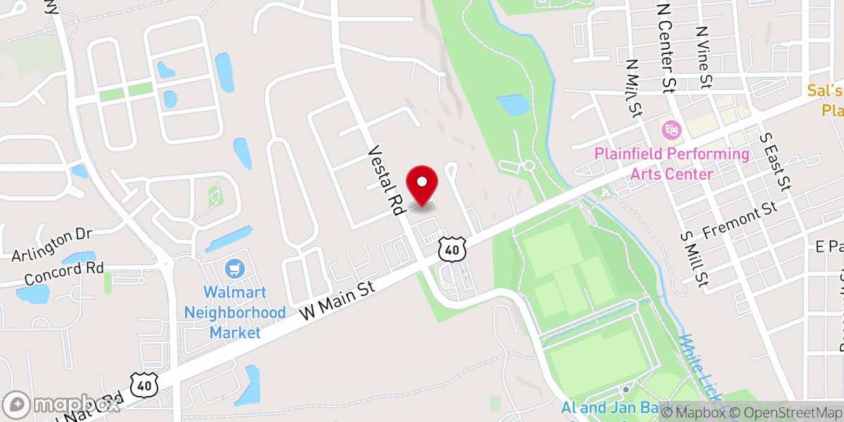 Map showing location of Second Chance Church