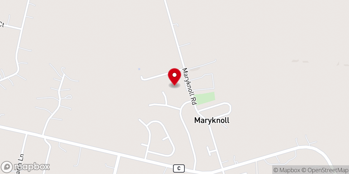 Map showing location of Old Monroe Knights of Columbus - KC Hall