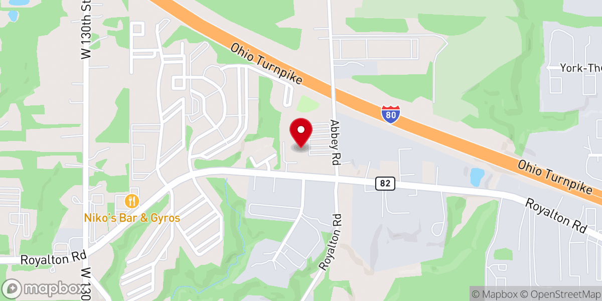 Map showing location of Royal Redeemer Lutheran Church
