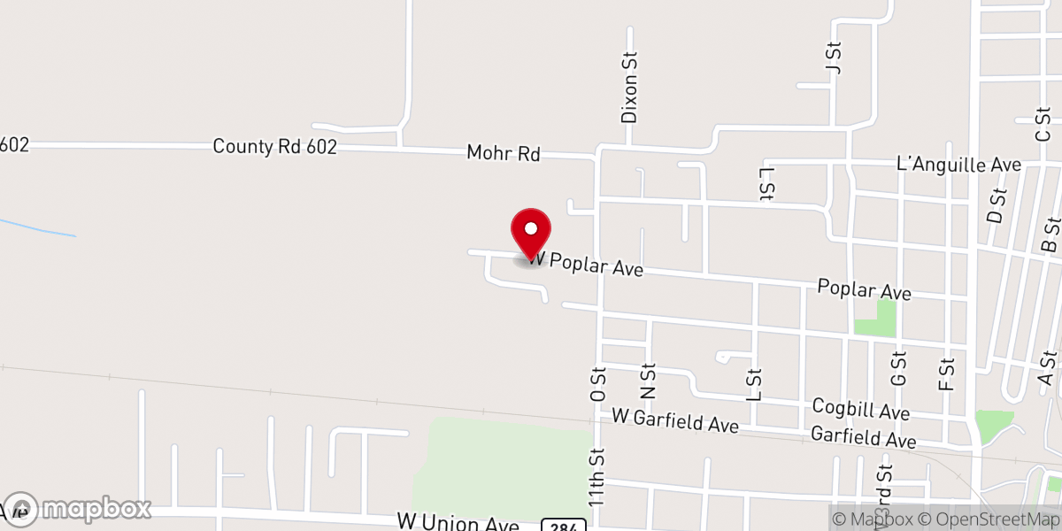 Map showing location of Church of Jesus Christ