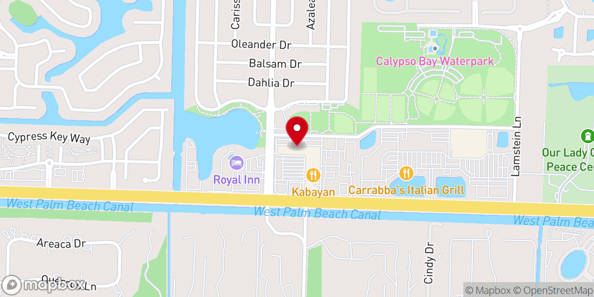 Map showing location of House of Hope Church