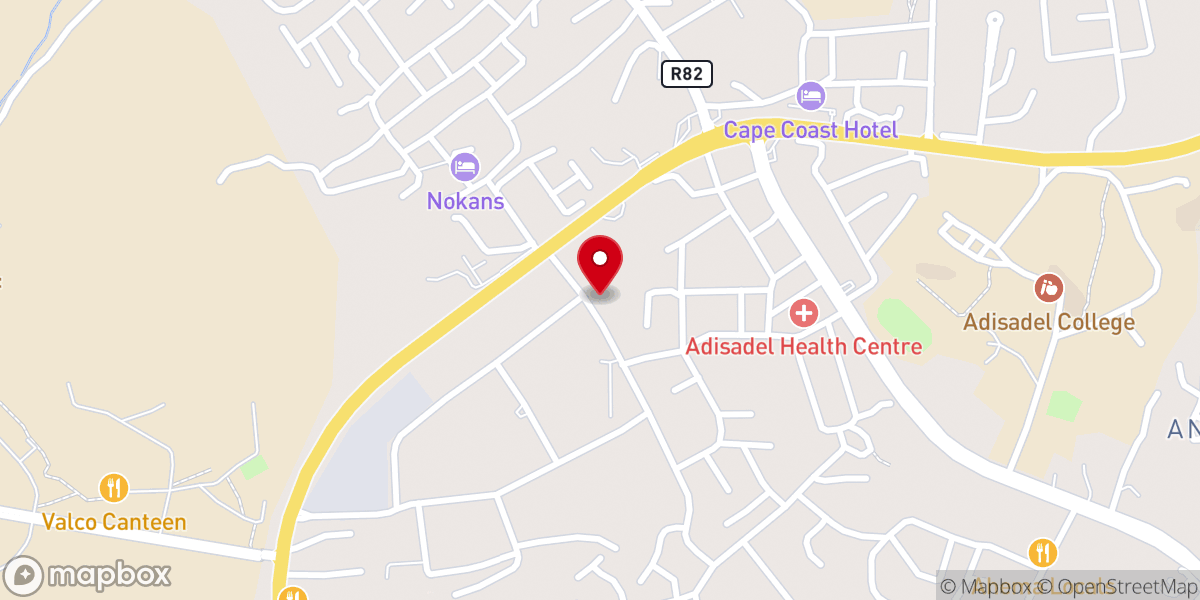 Map showing location of Loyalty House Int. (Lion Of Judah Cathedral)