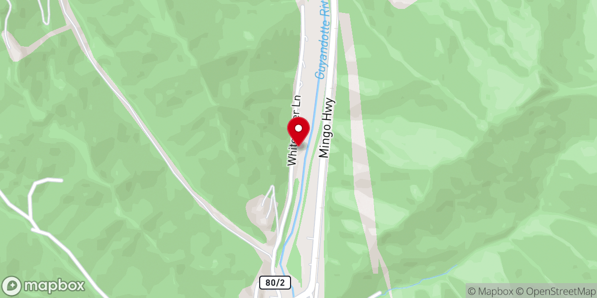 Map showing location of Cline Tommie