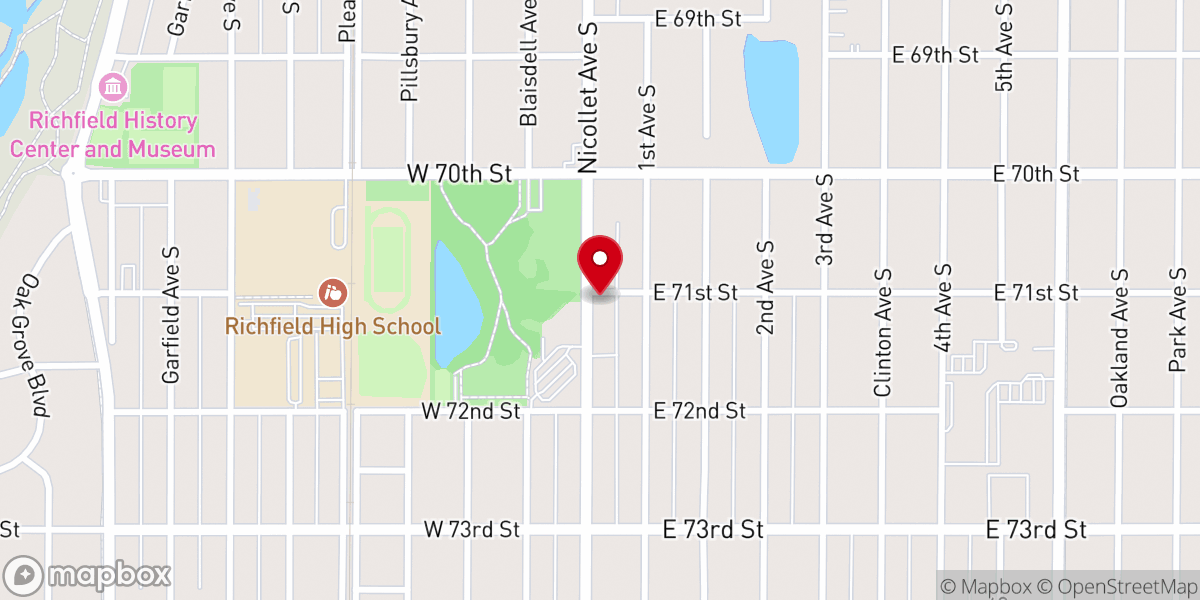 Map showing location of World Harvest Ministries