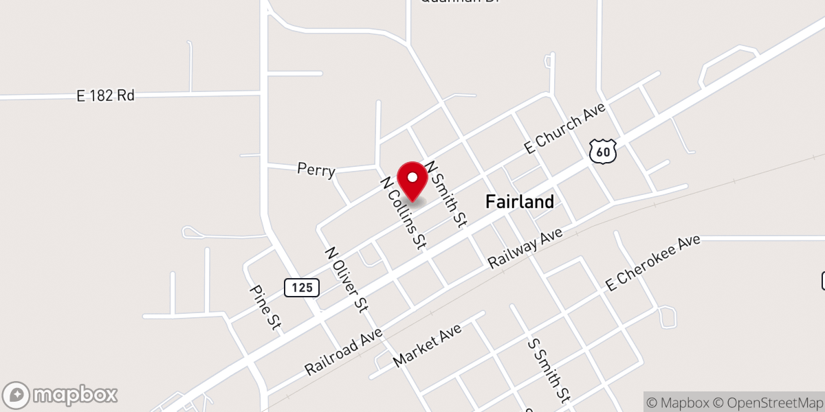 Map showing location of First United Methodist Church