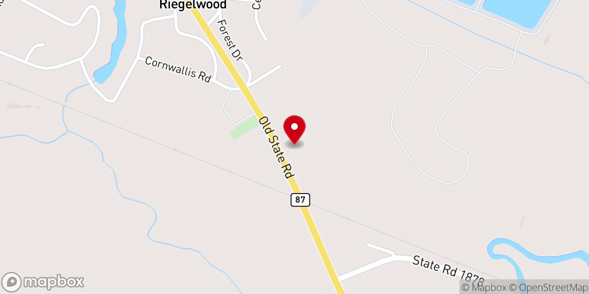 Map showing location of Wesley-Weyman Methodist Church