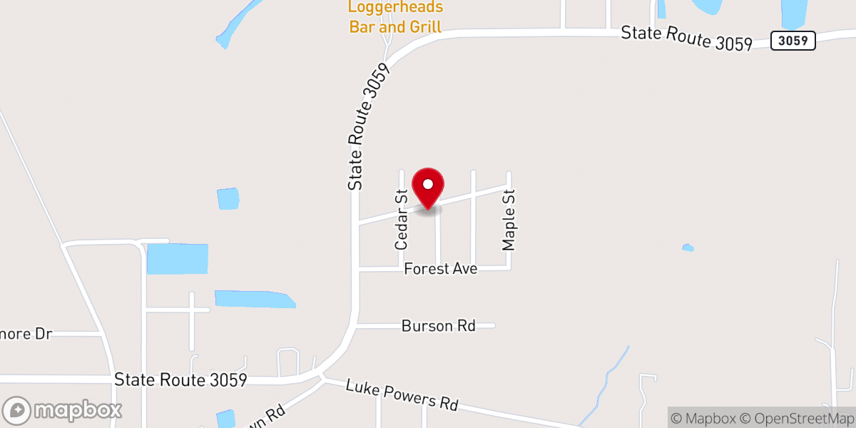 Map showing location of Embracing the Journey to Heaven Ministries