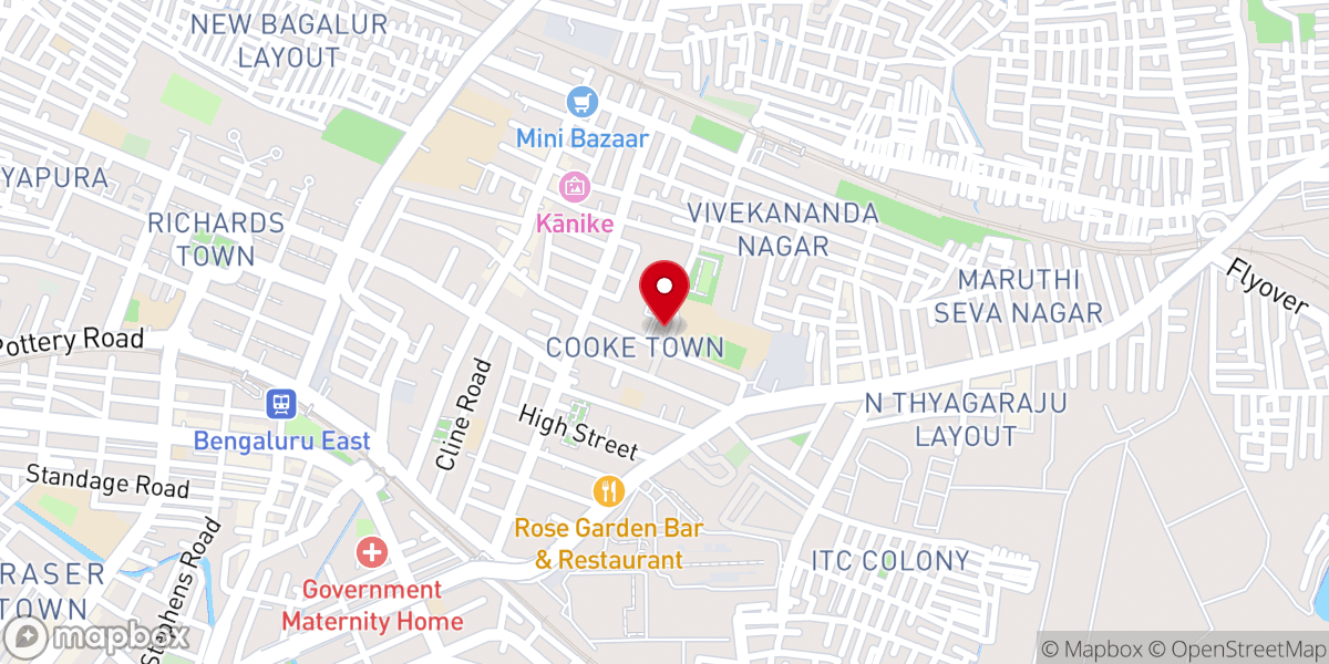 Map showing location of Ascension Church