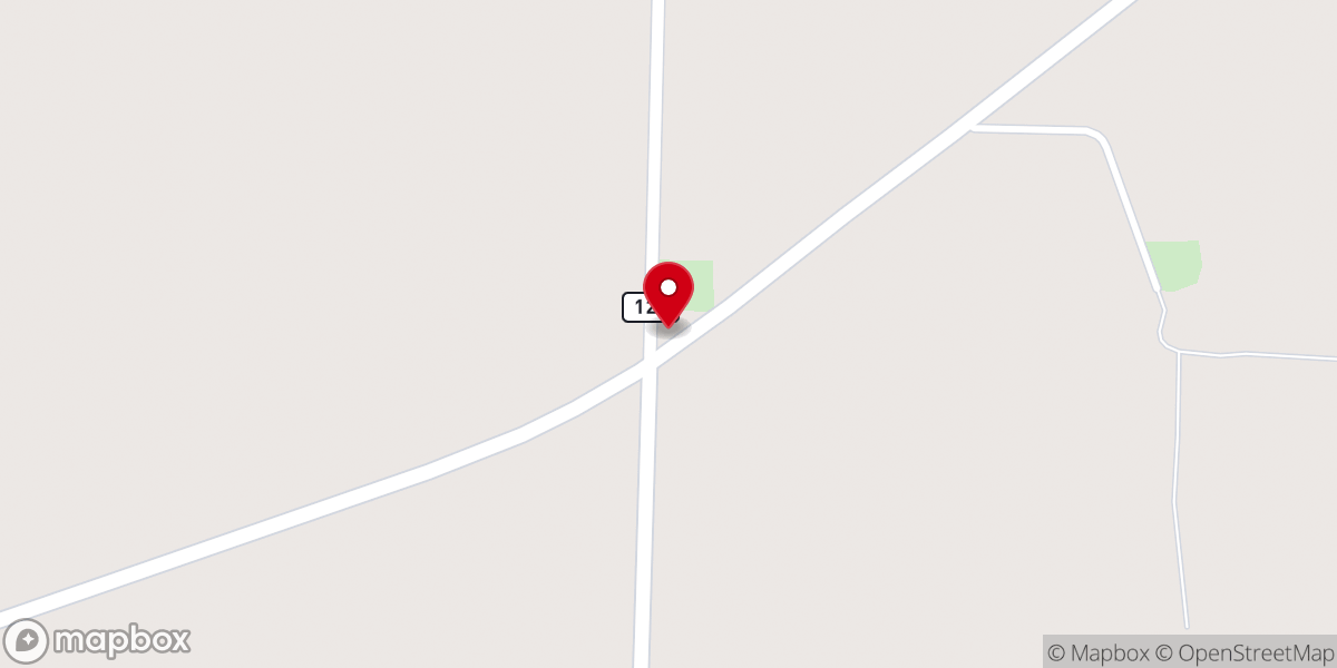 Map showing location of Notchaway Baptist Church