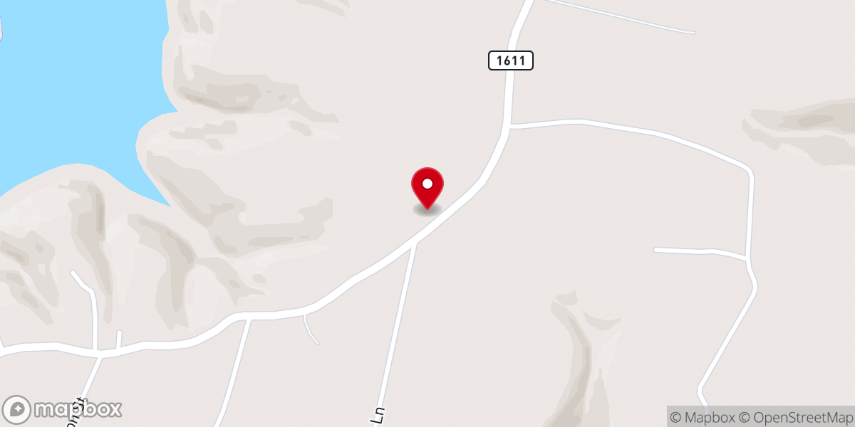 Map showing location of Lake Valley Church
