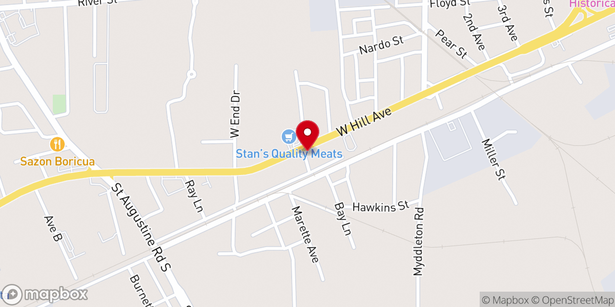 Map showing location of Saint Timothy African Methodist Episcopal Church
