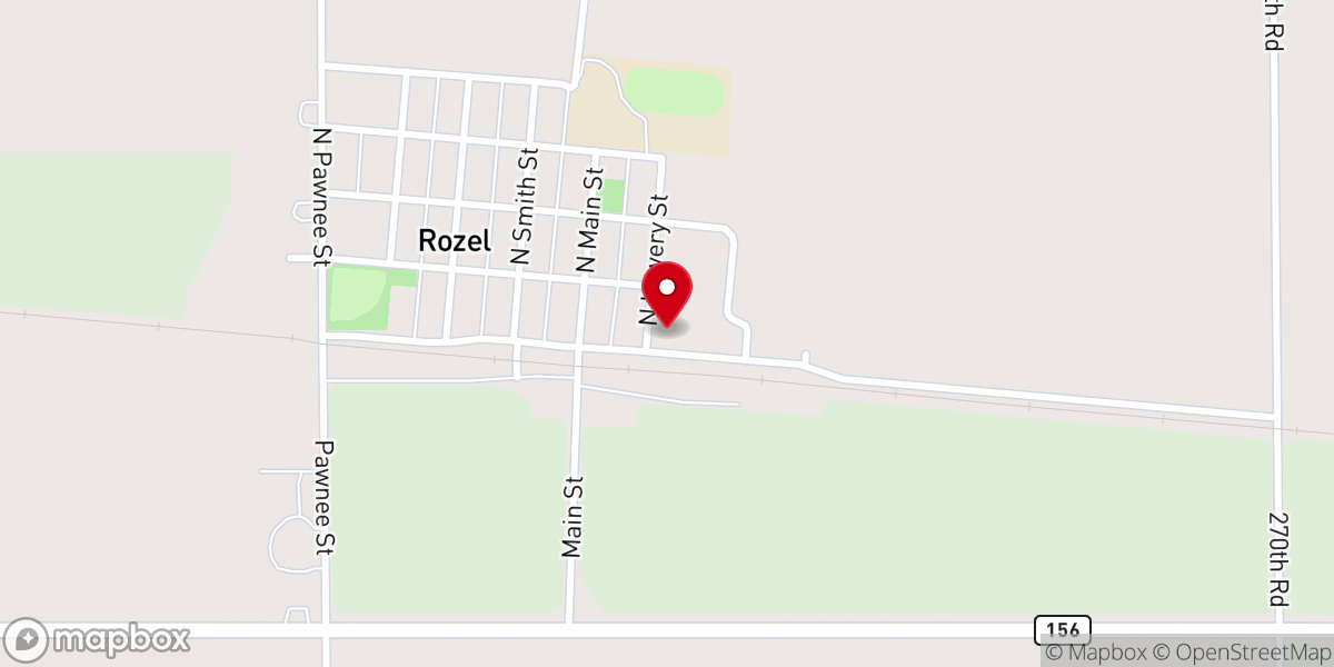 Map showing location of United Methodist Church