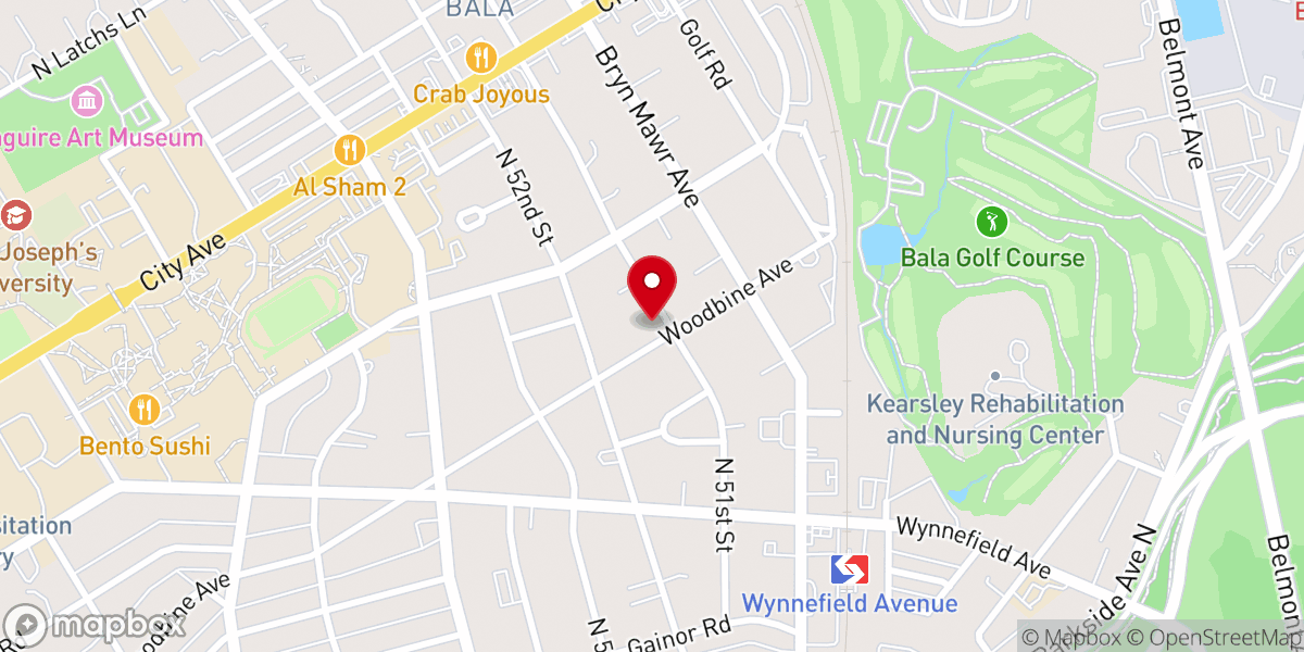 Map showing location of Mt Carmel Baptist