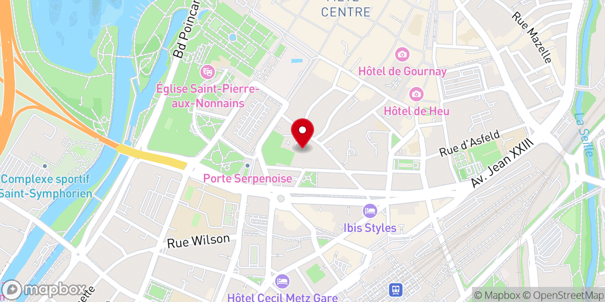 Map showing location of Évêché de Metz