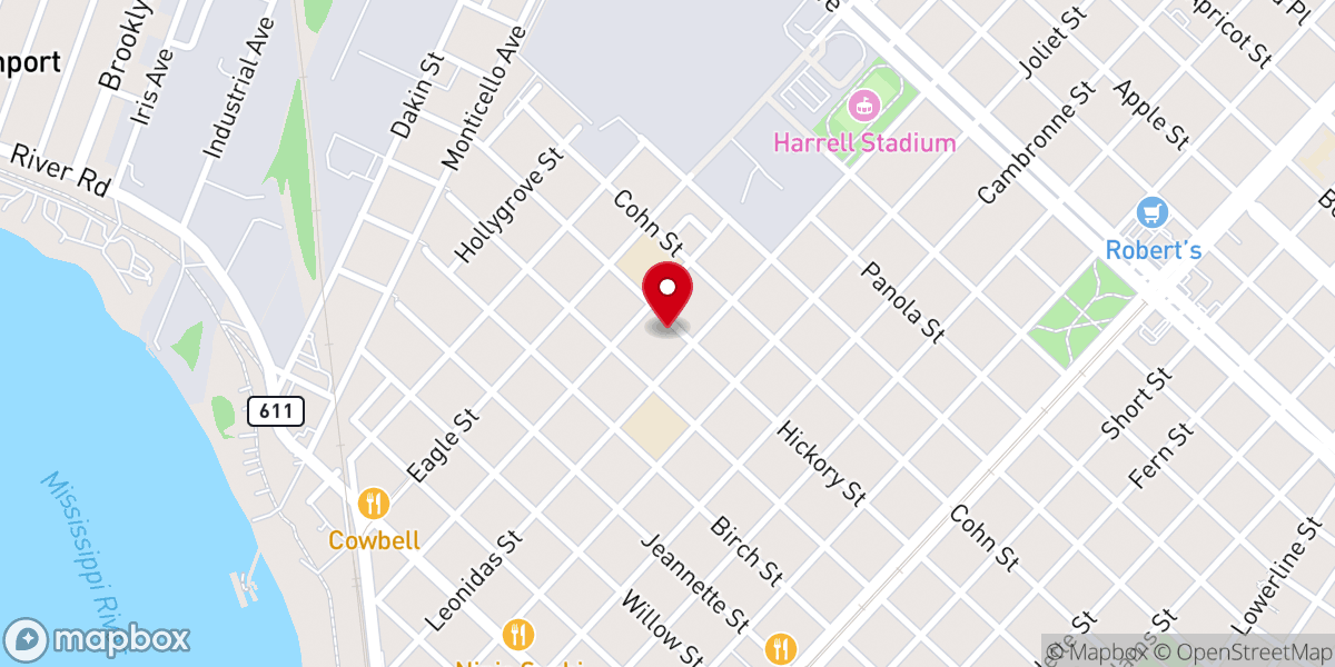 Map showing location of Greater St John Missonary Baptist Church