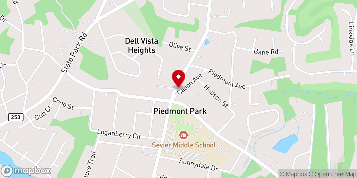 Map showing location of Emmanuel Upstate PCA / Iglesia Emmanuel