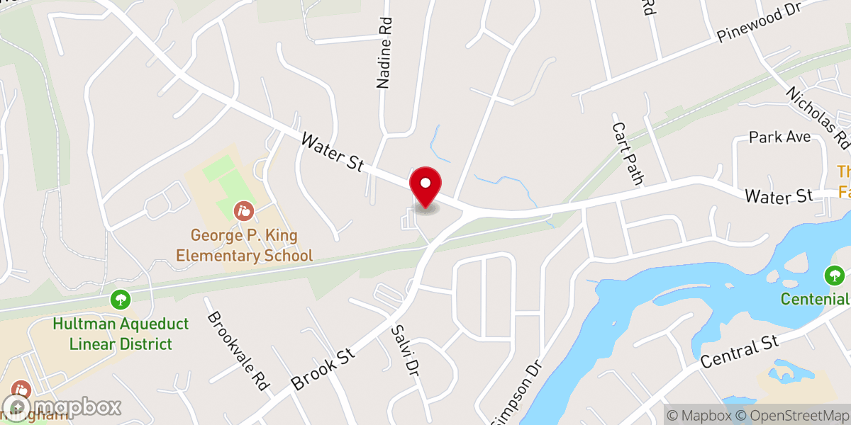 Map showing location of Beacon of Hope United Methodist Church of Framingham