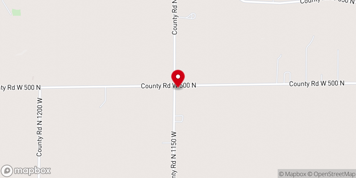 Map showing location of Poplar Grove Church