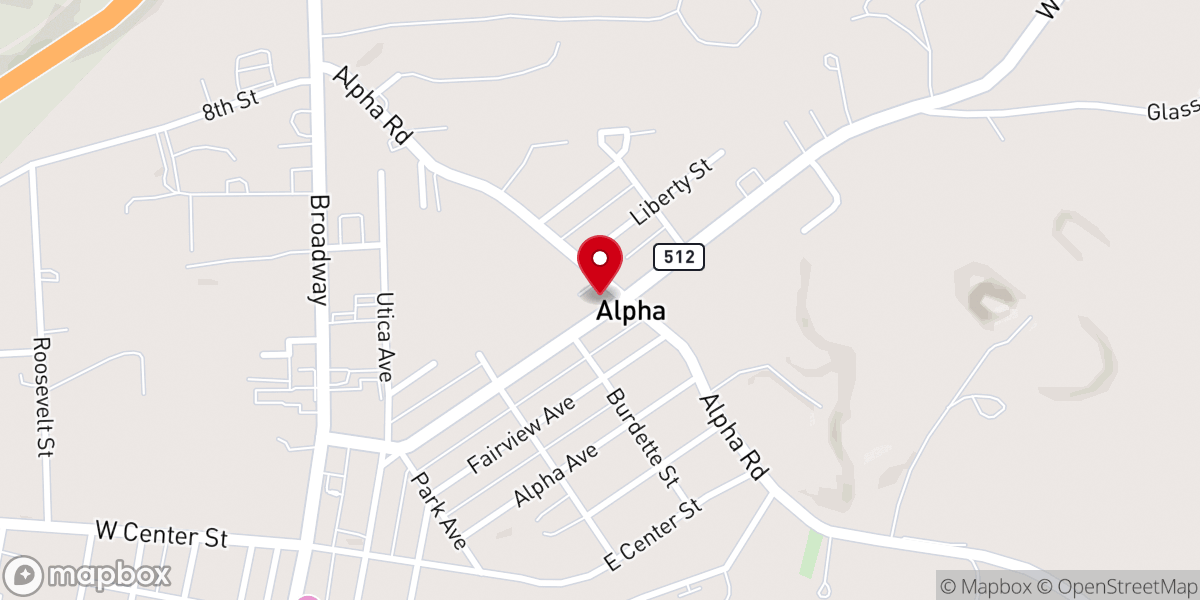 Map showing location of St Mary's Episcopal Church