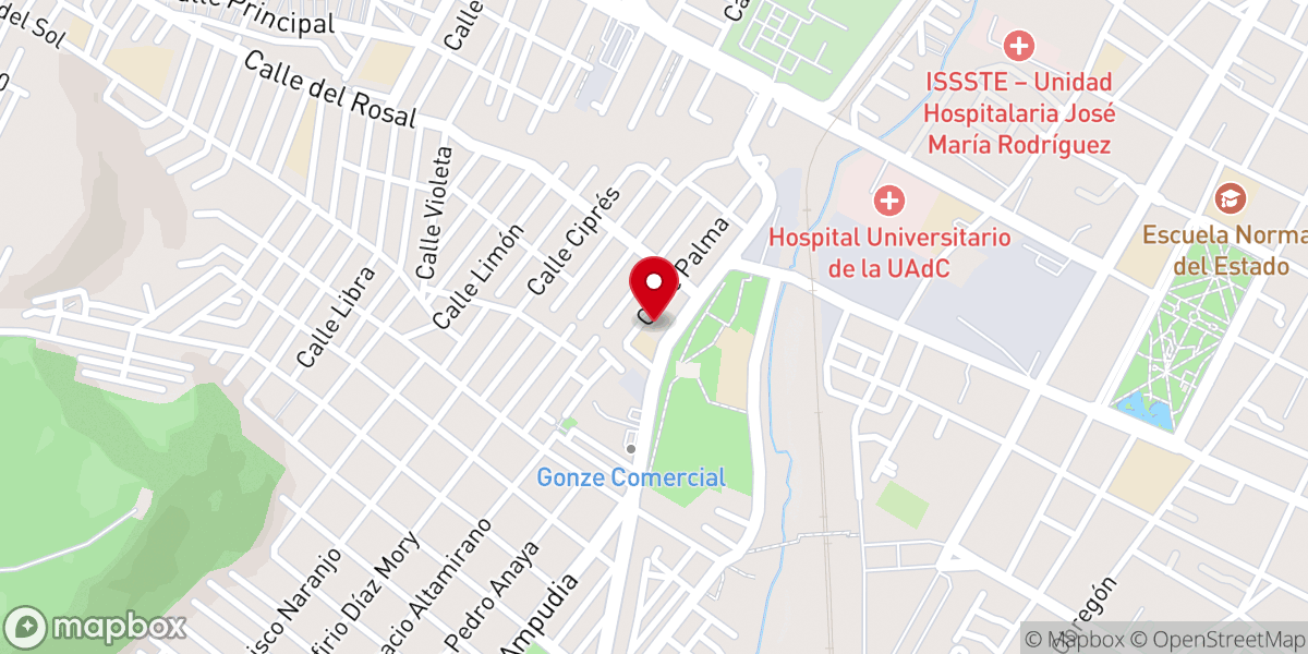 Map showing location of Ascensión del Señor