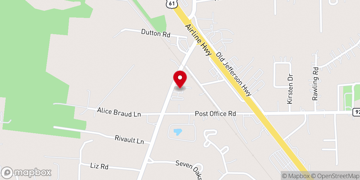 Map showing location of Christie Mayeux, Justice of the Peace, 2nd Justice Court