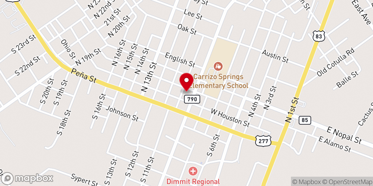 Map showing location of Apostolic Assembly