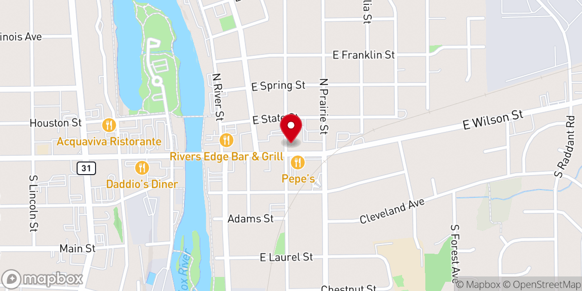 Map showing location of CityWave Church