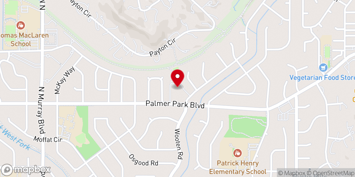 Map showing location of Cross Fellowship Church, Palmer Park Campus, SBC