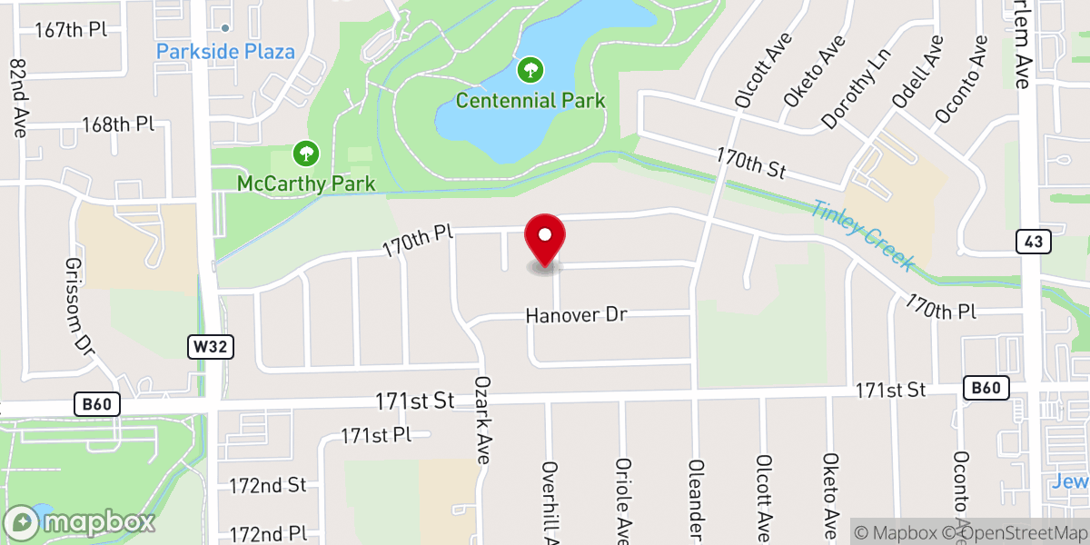 Map showing location of Covenant Youth Organization