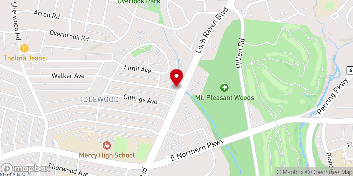 Map showing location of Emmanuel Apostolic Faith Church