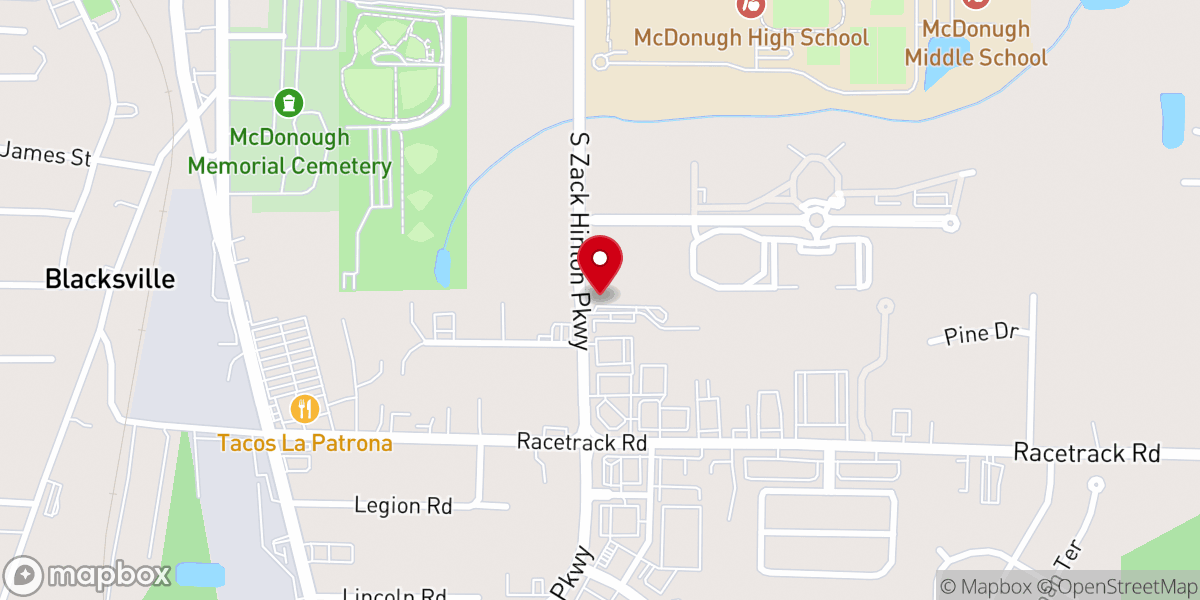 Map showing location of Victory Christian Ministry Inc