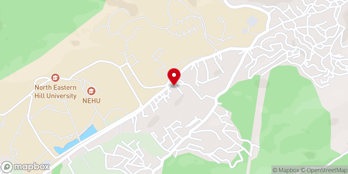 Map showing location of Umshing Catholic church