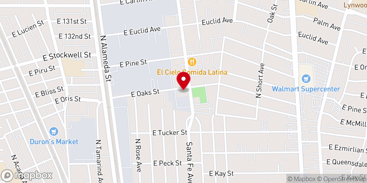Map showing location of La Puerta Estrecha