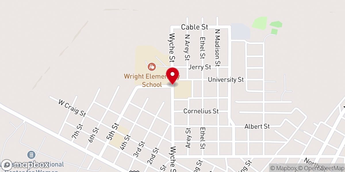 Map showing location of Madison Parish Pas Social Wrkr