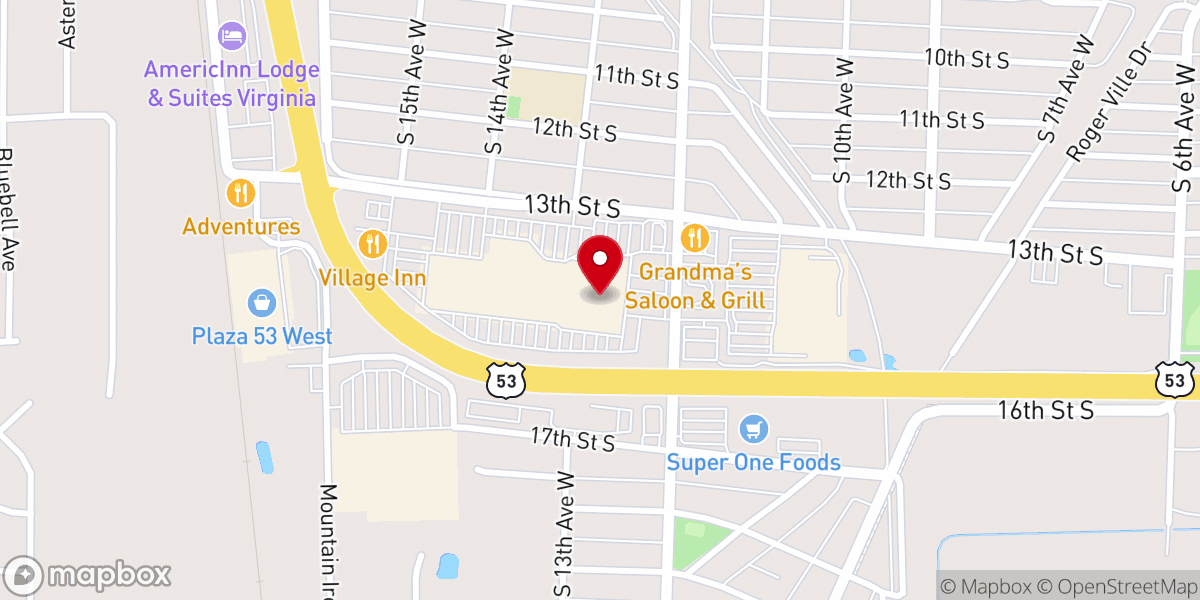 Map showing location of Tractor Supply Co.