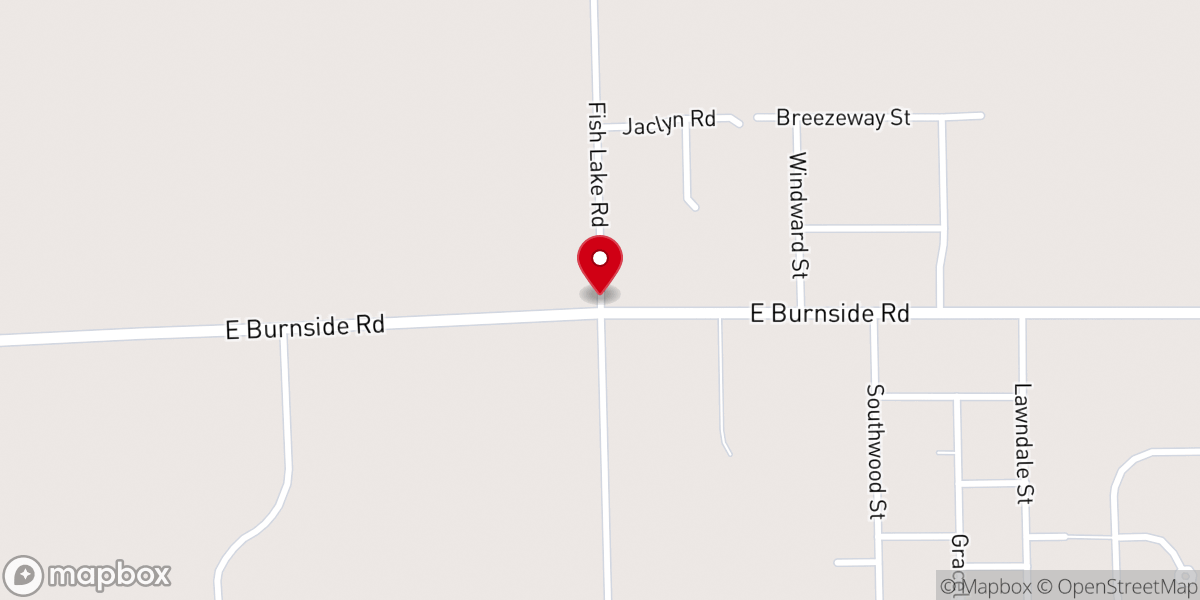 Map showing location of New Life In Christ Lutheran