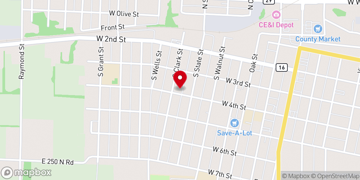 Map showing location of Celebration Community Church